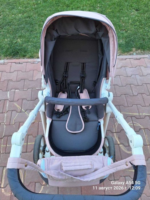 Комбинирана количка 2в1, розова KIKKA BOO - UGO