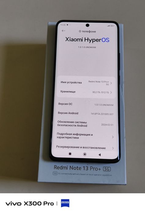 Redmi Note 13 Pro Plus 5G 512 gb Ram 16