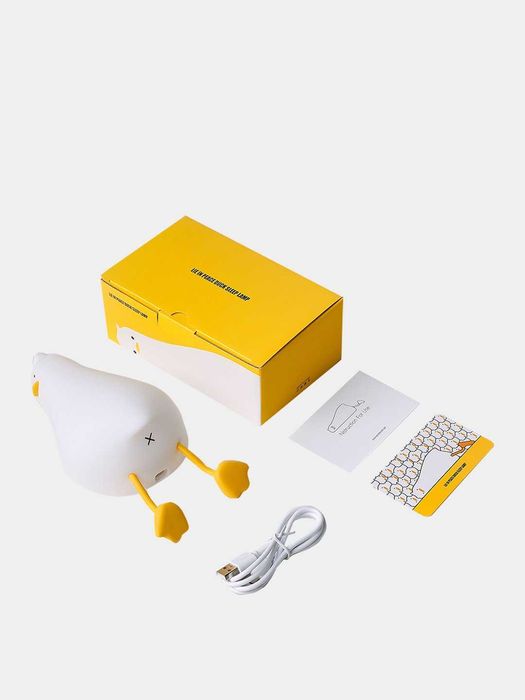 Ночник детский светильник силиконовый утка Ночник силиконовый детский