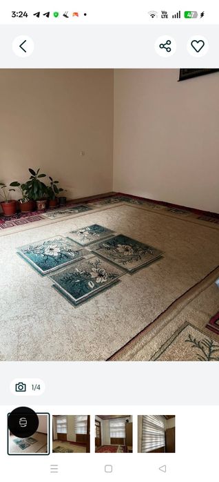 Талаба кизлар учун квартира  3 хона