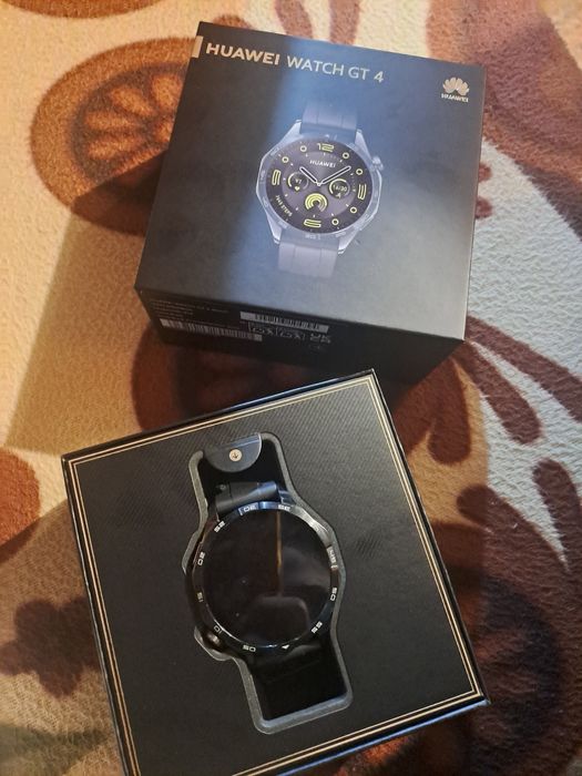 Huawei Watch GT 4 – 46 мм, черен