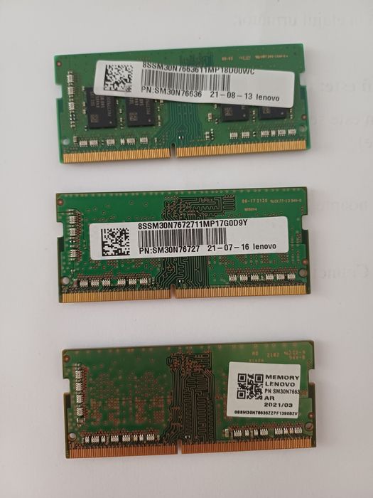 Memorii Ram DDR 4 laptop 3200- 8 gb 125 lei