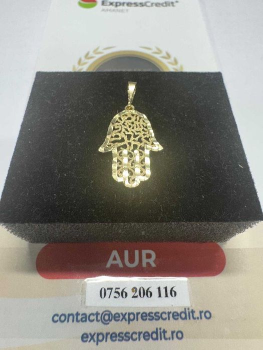 Medalion din aur 14k (68790.5/ 10 Pacurari 1) Garantie 2 ani!