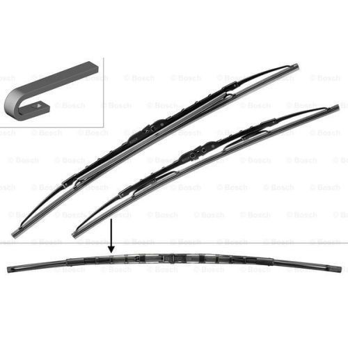 Set stergatoare parbriz Bosch 3397001802 Mercedes-Benz C-Class Cupe Panamera S60 1 C-Class S80 1 C-Class T-Model V70 2 Xc70 Cross Country Multivan 5