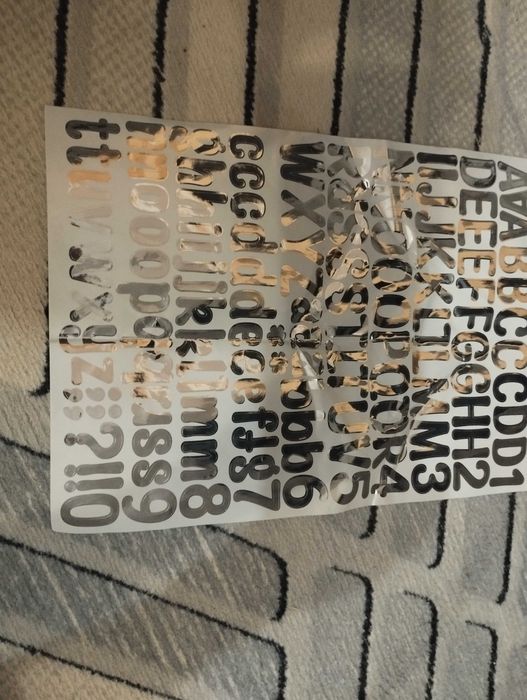 Буквы-самоклейки ( английский алфавит)