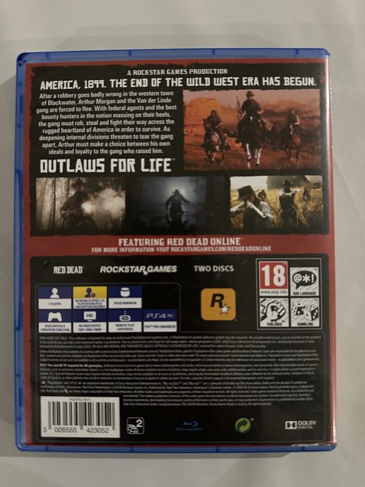 Диск на Пс4 Red Dead Redemption, GTA Trilogy