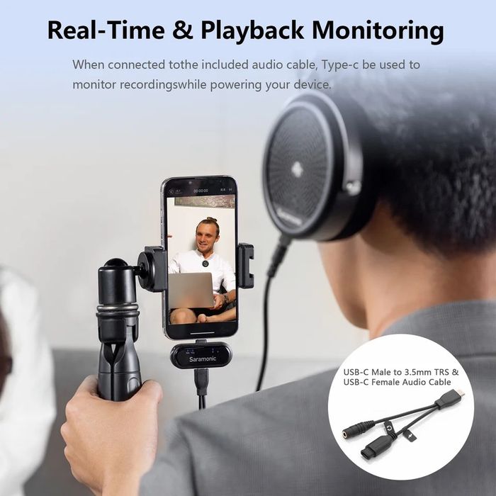 Saramonic BlinkME U2, дистанционный петличный микрофон Universal