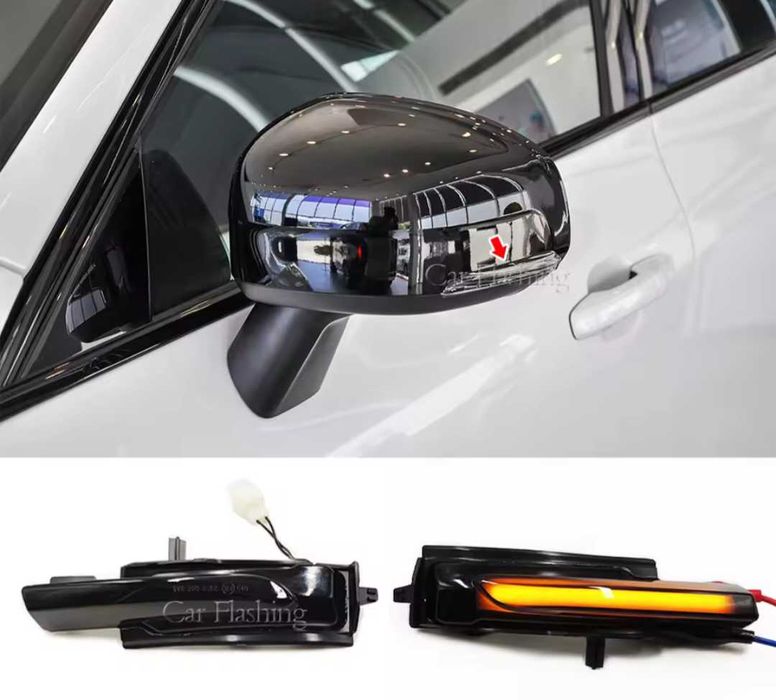 Динамични бягащи мигачи за огледалата за Рено Клио Renault Megane Clio