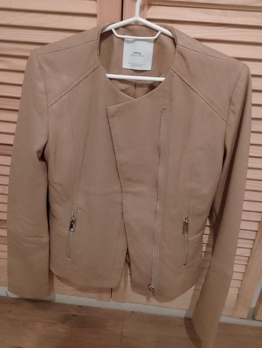 Geacă Mango piele naturala