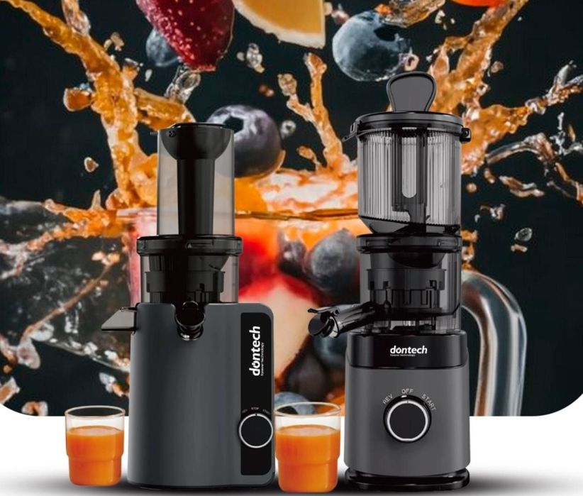 Соковыжималка Dontech для фруктов и овощей, тихая и мощная