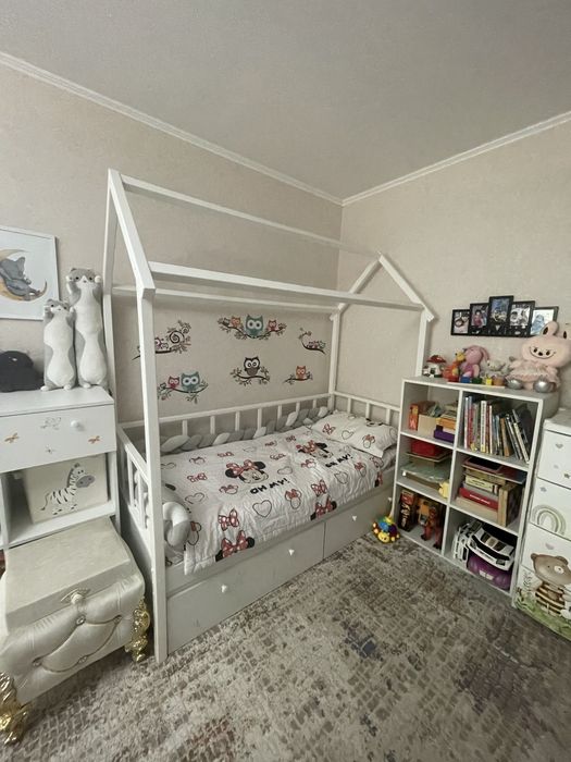 Детская кровать из массива березы