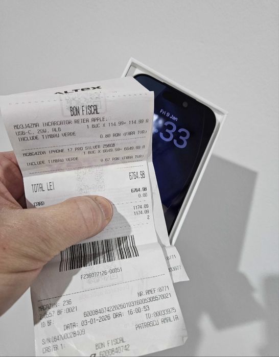 Iphone 17 pro 256 gb