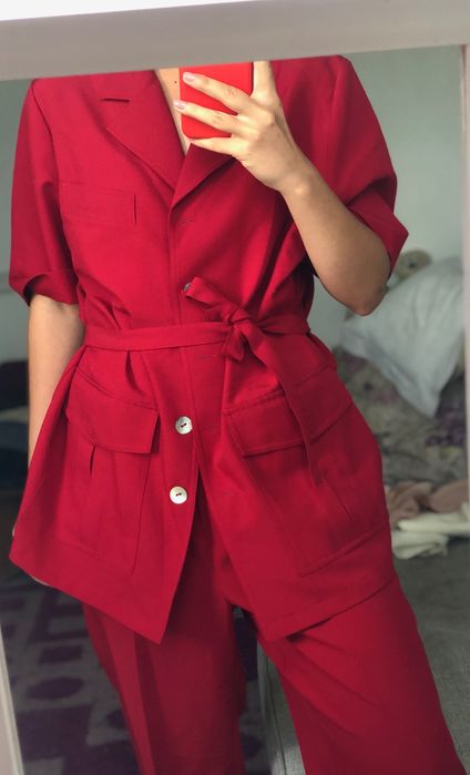 Costum cu pantaloni XL femei