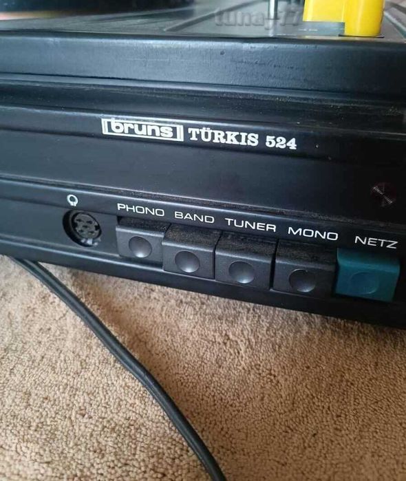 Стар грамофон DDR BRUNS Turkis 524 Работи