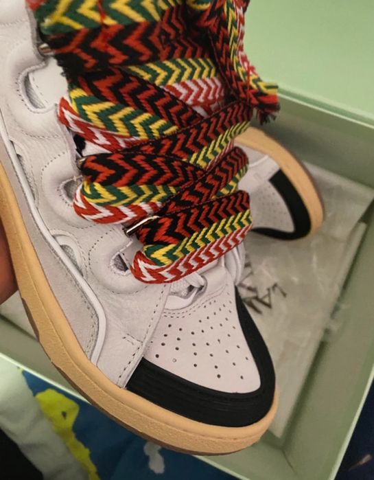 Lanvin curb sneakers