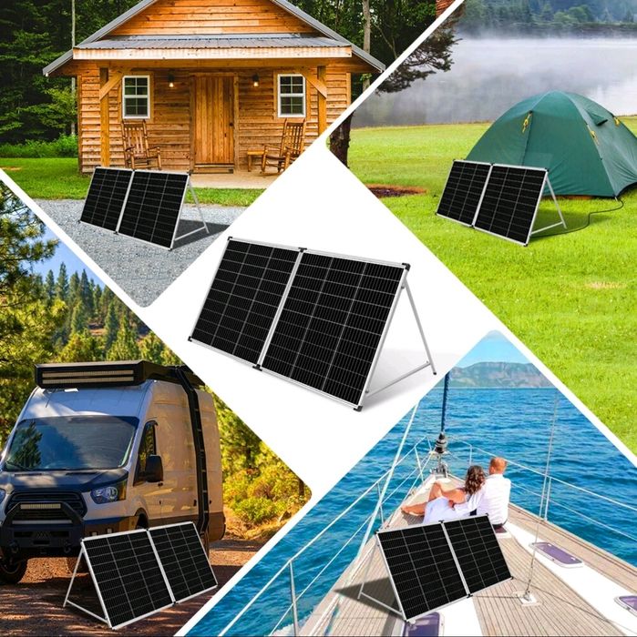 Продавам соларен панел тип куфар Dokio 200W