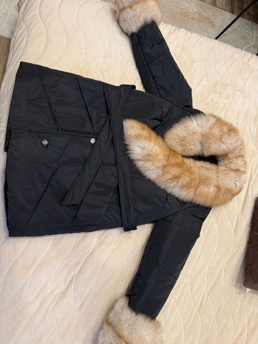 Зимно яке от естествен  косъм