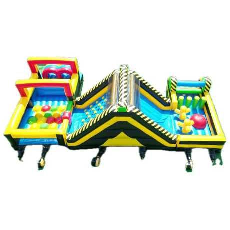 Tobogan  Gonflabil cu obstacole