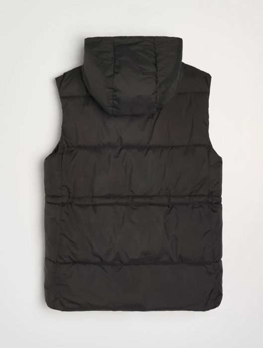 Vestă puffer matlasată cu glugă mărimea L