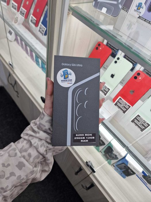 Samsung Galaxy S26 Ultra-256 GB/12 RAM- Nou Sigilat-6299 Ron (TVA inclus)