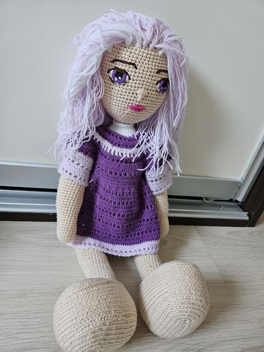 Păpușă croșetata handmade 50 cm