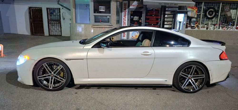 BMW 635d E63 | 286 к.с. | M-Pack | Harman Kardon | Десен волан | Нов внос