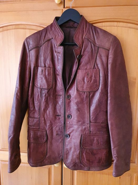 Винтидж палто/сако от истинска кожа на Avanti