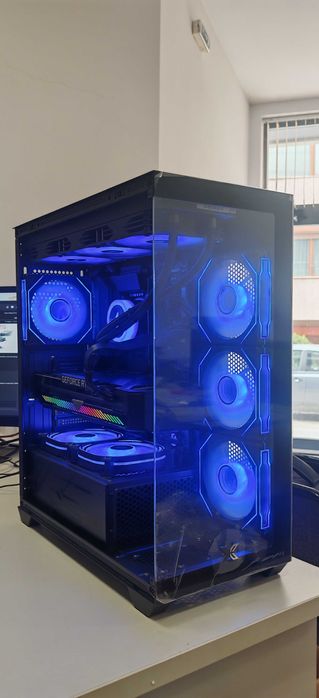 Продавам Супер Геймърски Компютър Intel I5 13600KF 24/20 Core/32Gb D5/1TB SSD/Asus TUF RTX 3070/Гаранция