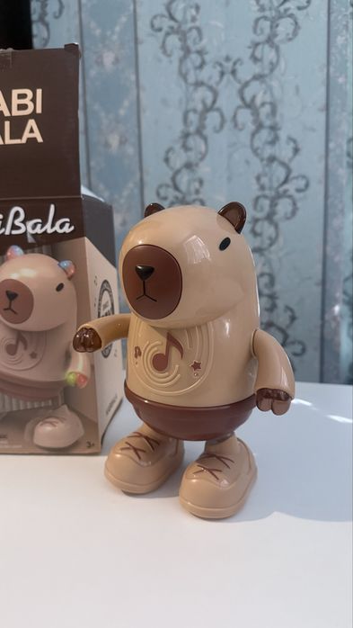 Капибара игрушка интерактивная, музыкальная