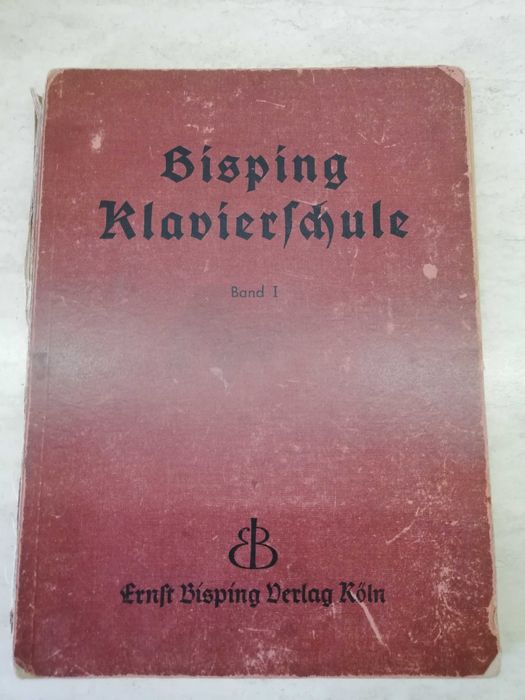 Стар немски учебник по пиано  1900