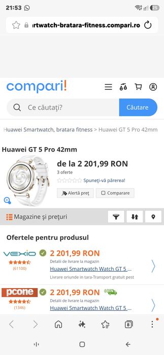 Huawei watch GT5 pro