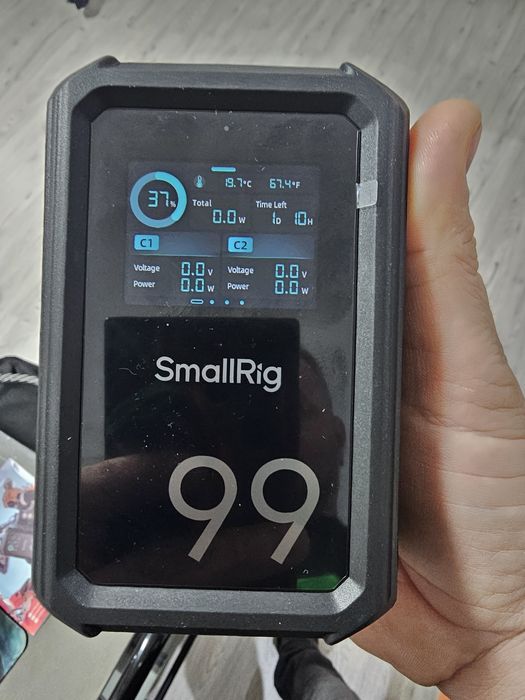 Baterie SmallRig VB99 Pro mini V-Mount - 99Wh, 100W Fast Charge, Ecran OLED