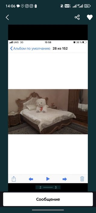 Kravat matras bilan 2ta tumba 3 oy ishlatilgan
