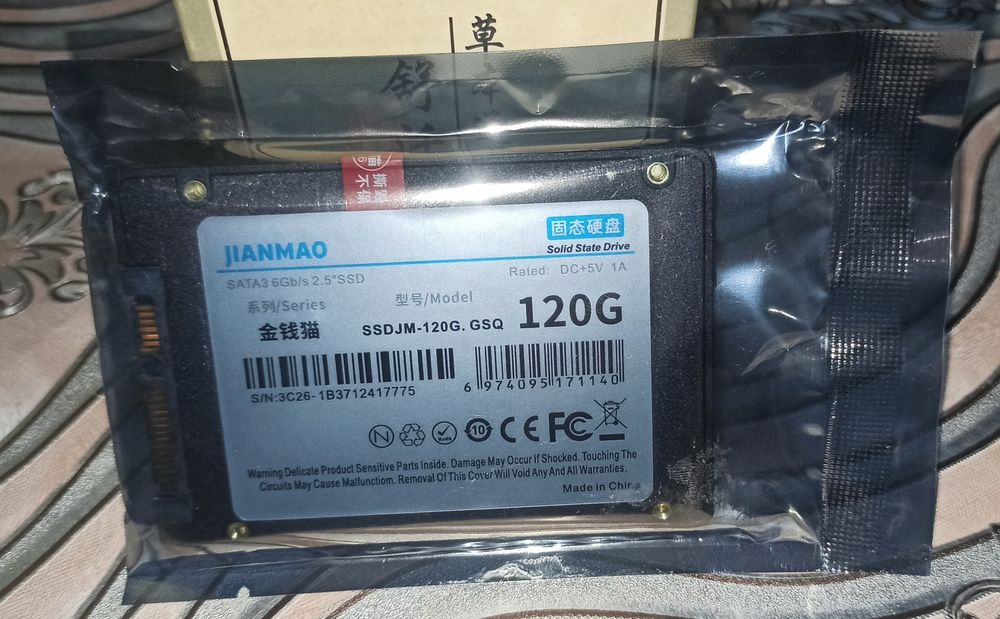 Ssd sata 120 gb disklar yangi dostavka bor