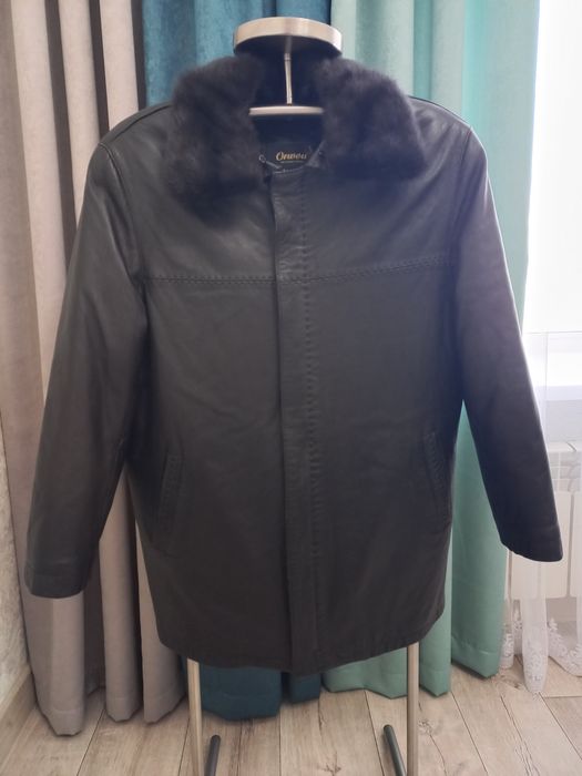 Мужская кожаная куртка