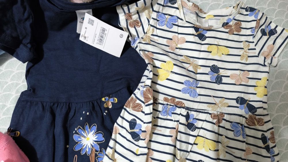 45 дрешки за момиченце, размер 12-18