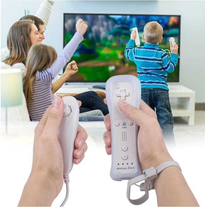 Set 2X Controlere Wii TechKen Plus