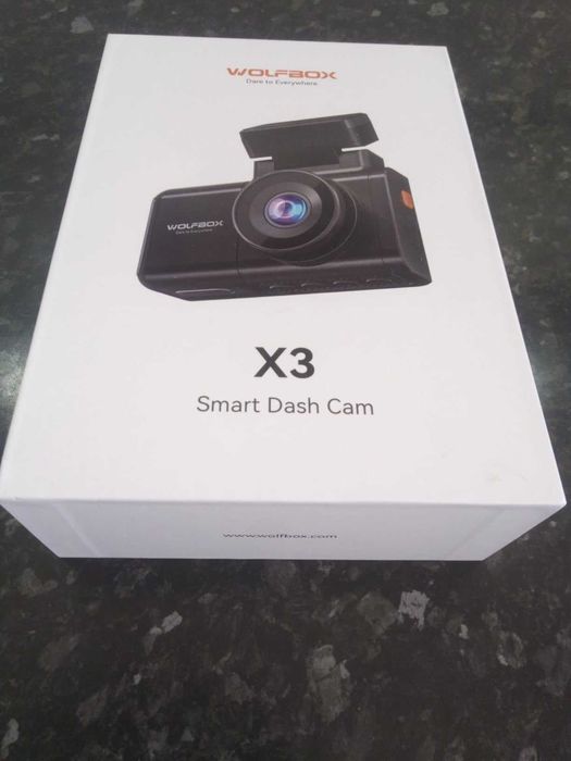 WOLFBOX 60FPS Видеорегистратор, 2.5K+1080P предна и задна камера
