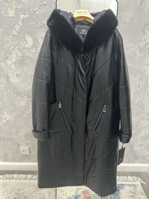 Куртка зима мех песец