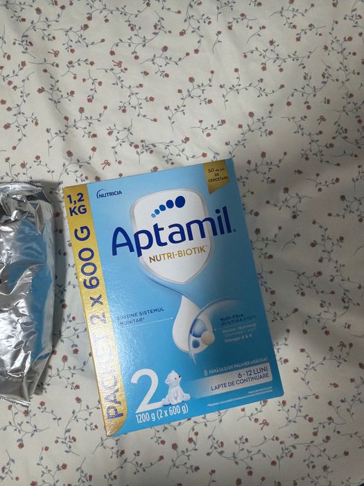 2 cutii Lapte praf nr 2 (2x1200 gr)