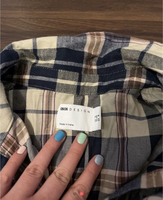 Рокля, имитираща дълга риза