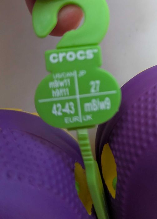 Crocs Los Angeles Lakes мъжки виолетови обувки ном 42-43 от Свщ