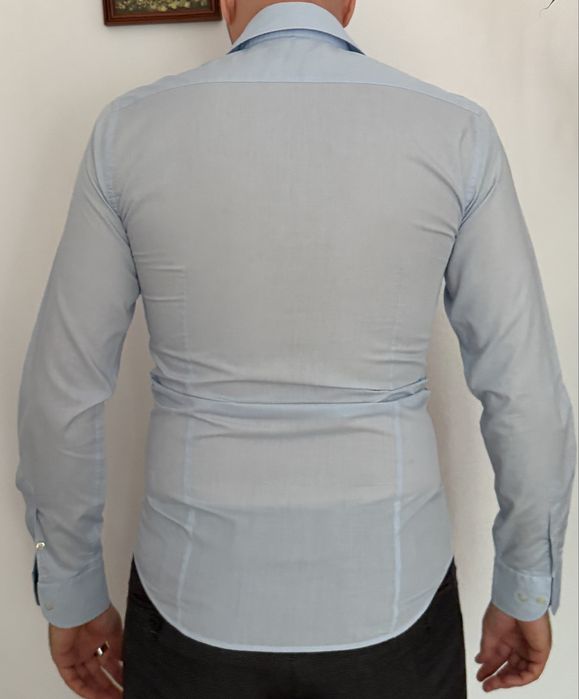 Cămașă CLASS Roberto Cavalli Made in Italy, bleu, mărimea S