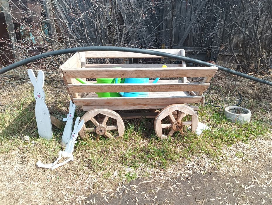 Телега для декора