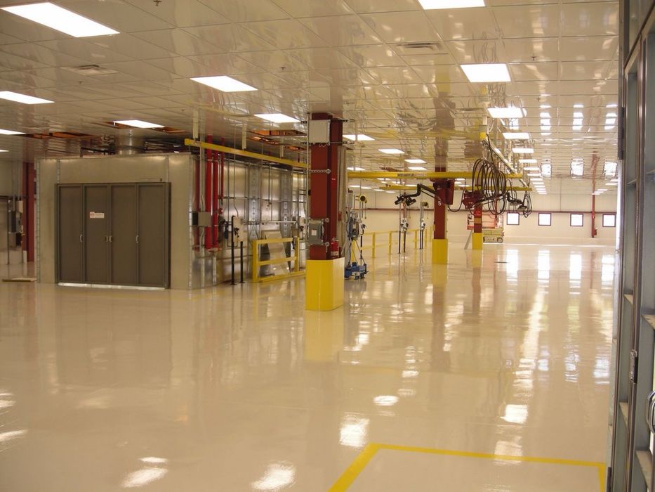 Эпоксидная наливной пол для промышленных объектов
