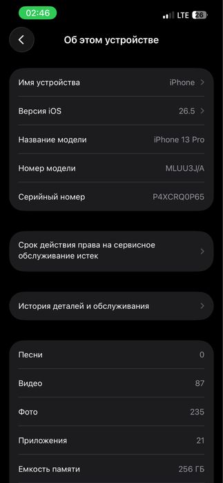Iphone 13 pro  256 gb