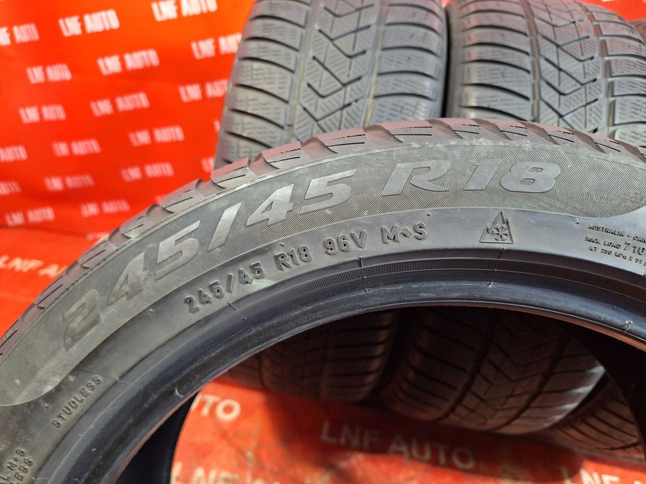 Anvelope de IARNA - 245/45/18 - PIRELLI - 6.46 - 5.74 MM DOT 2017 2019