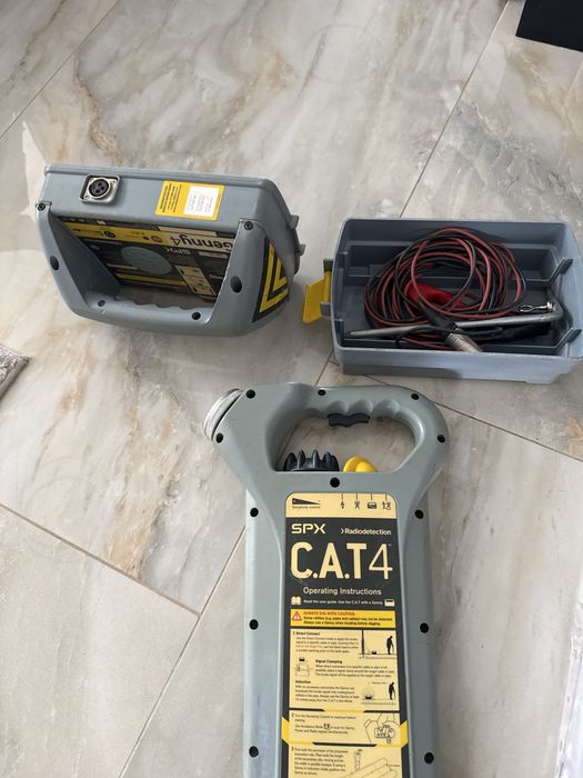 Radiodetection C.A.T4 set complet – detector profesional cabluri și conducte