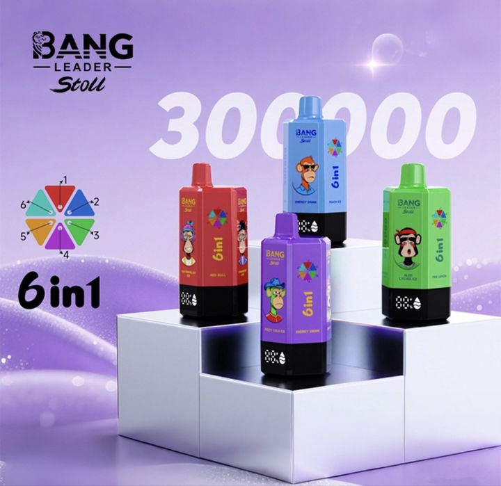 VAPE 300.000 puffs, 6 in 1