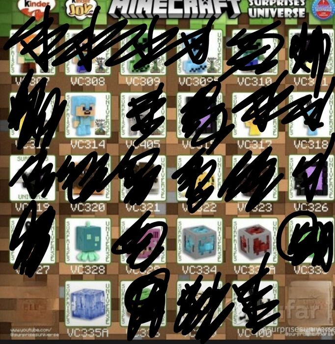 Киндер Джой Майнкрафт